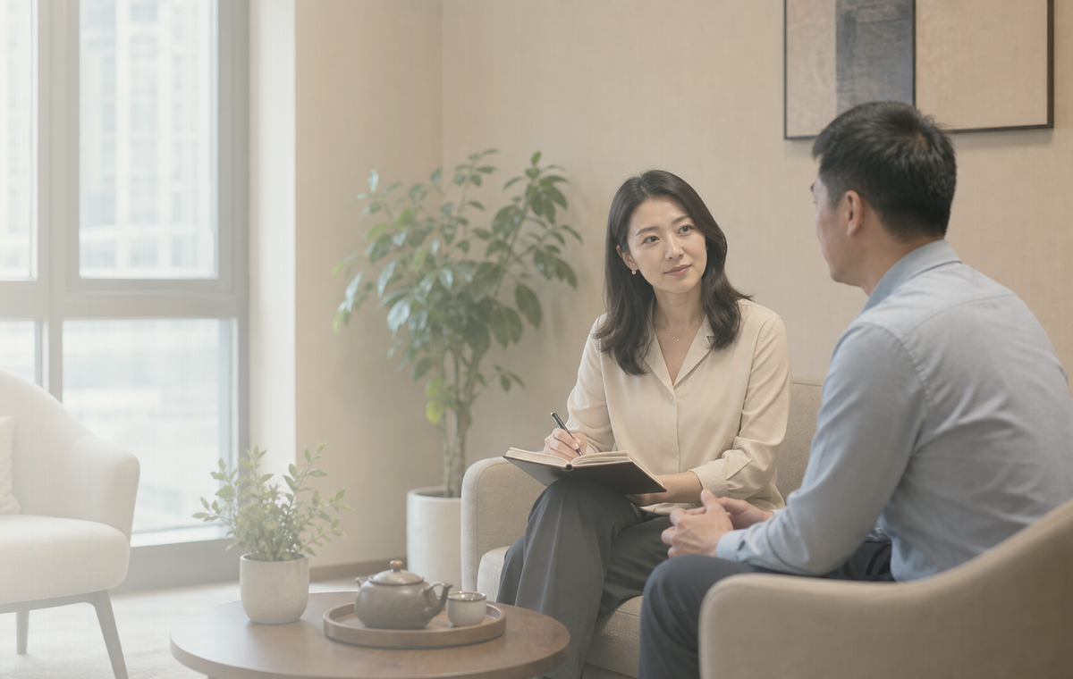 团团情感咨询机构服务说明场景图
