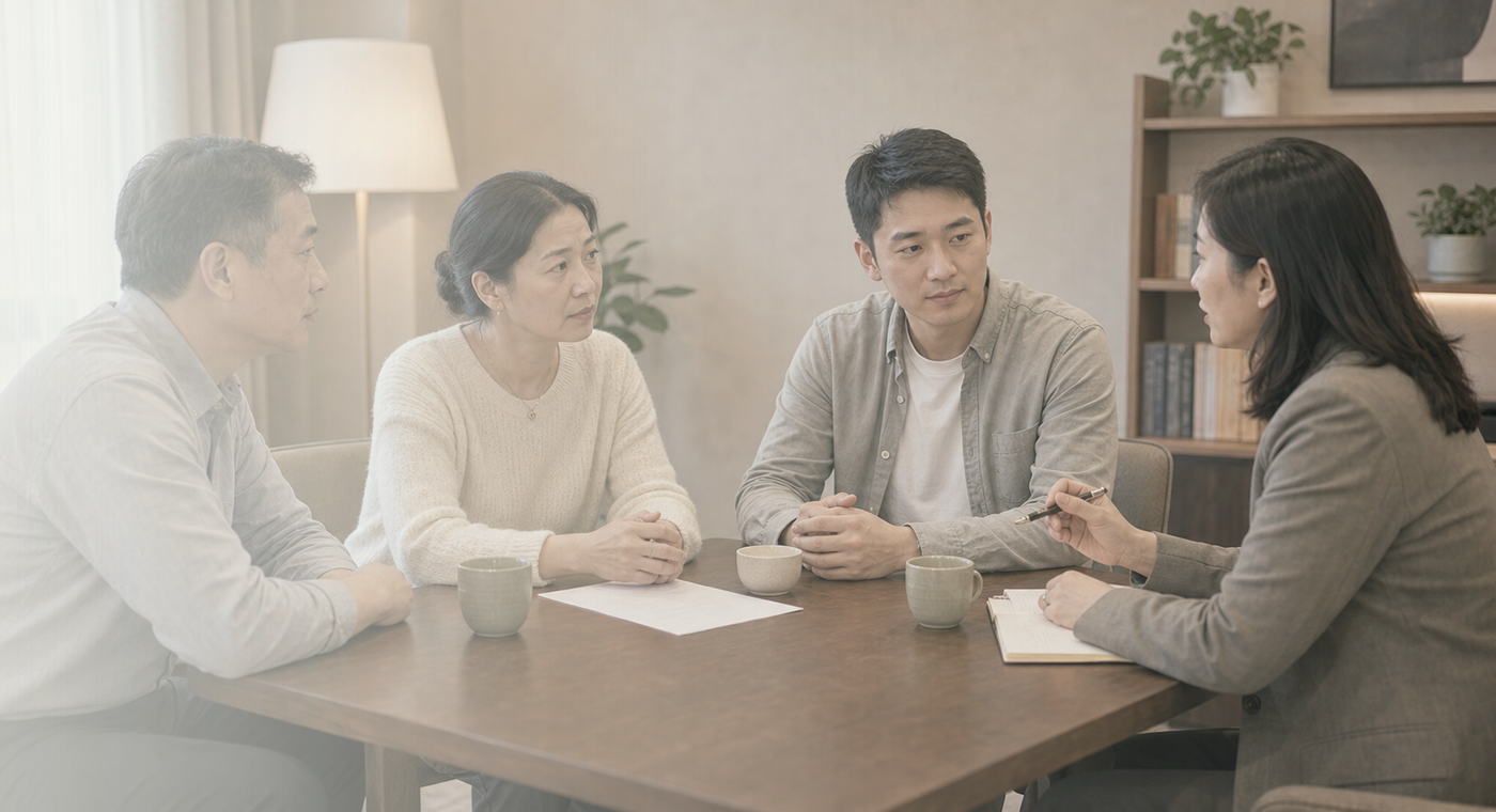 家庭关系沟通协调服务场景图