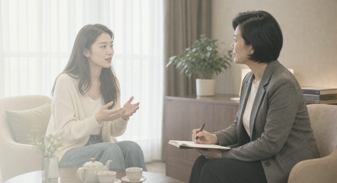 情感咨询服务沟通场景图